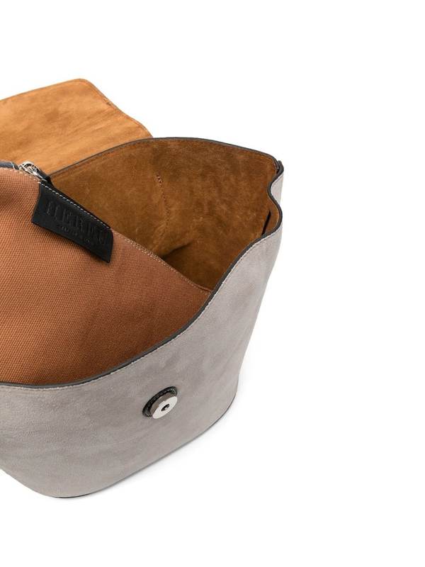 Hereu Alqueria Suede Bag - Taupe/Black | Garmentory