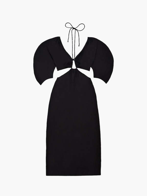 Mara Hoffman Celia Dress - Black on Garmentory