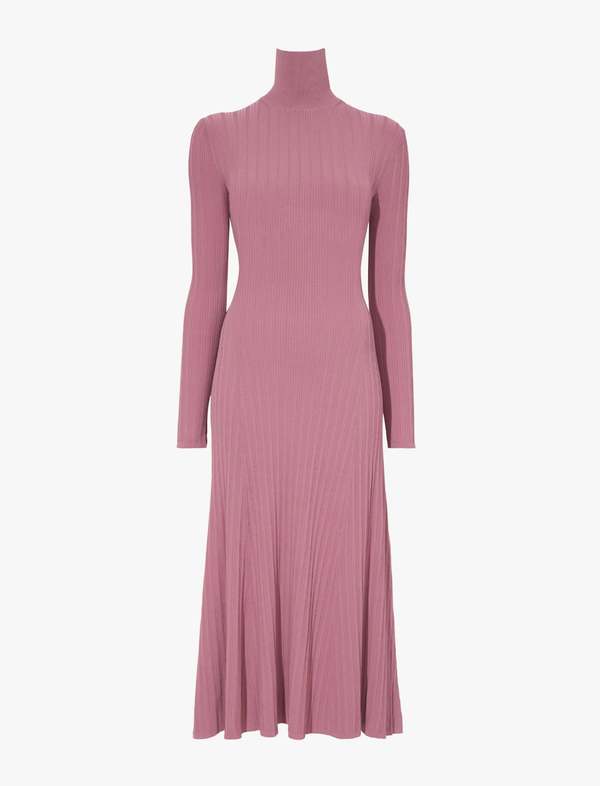 midi knit dress long sleeve Gwyneth White Sweater i Dress - XS Size - Women's Dresses main image 0