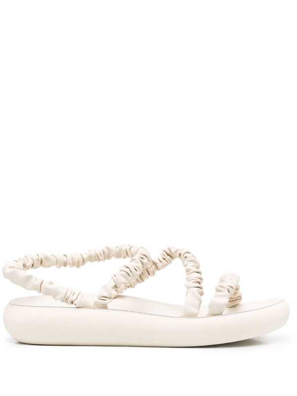 Ancient Greek Scrunchie Eleftheria Sandals Off White Garmentory