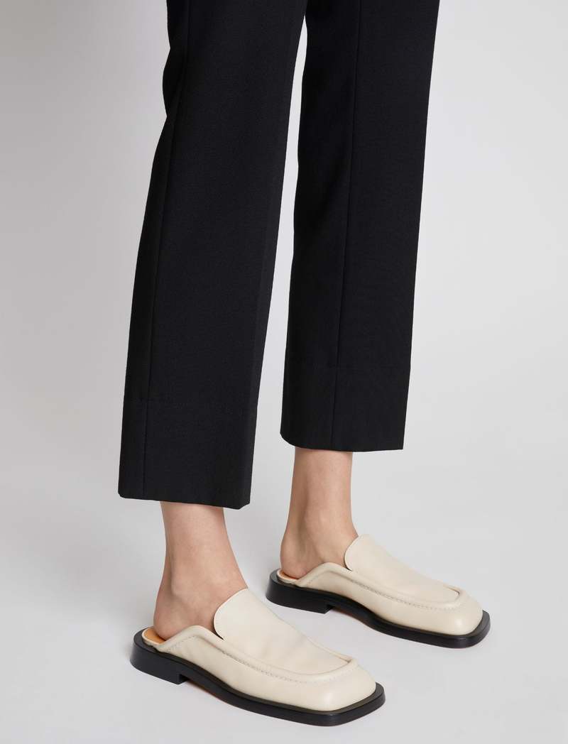 Proenza Schouler Square Loafer Mules - Parchment | Garmentory