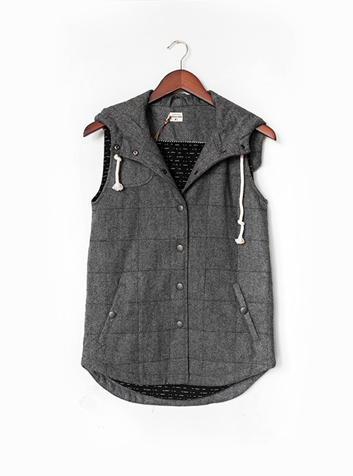 Kinney Vest | Grey Herringbone Kinney Vest | Grey Herringbone