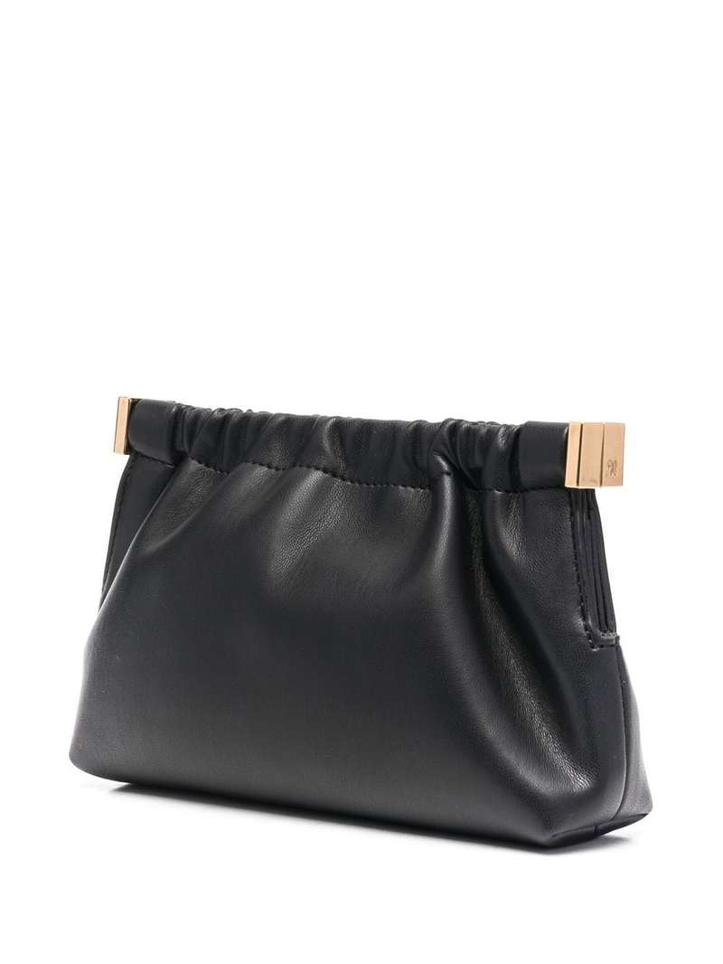 えみり Nanushka Bar Clutch Mini クラッチバッグ THE BAR CLUTH MINI - Alt-nappa mini clutch - Black - Nanushka