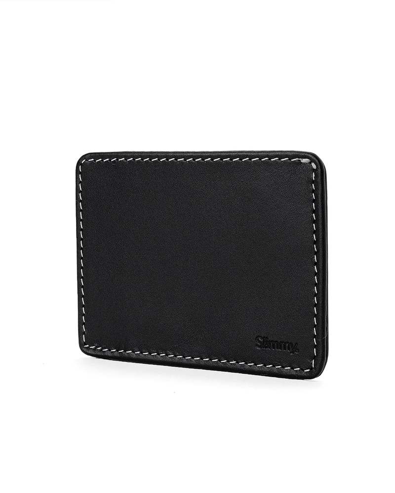 R1S2 1-Pocket 2-Slot Wallet (83mm) - Black