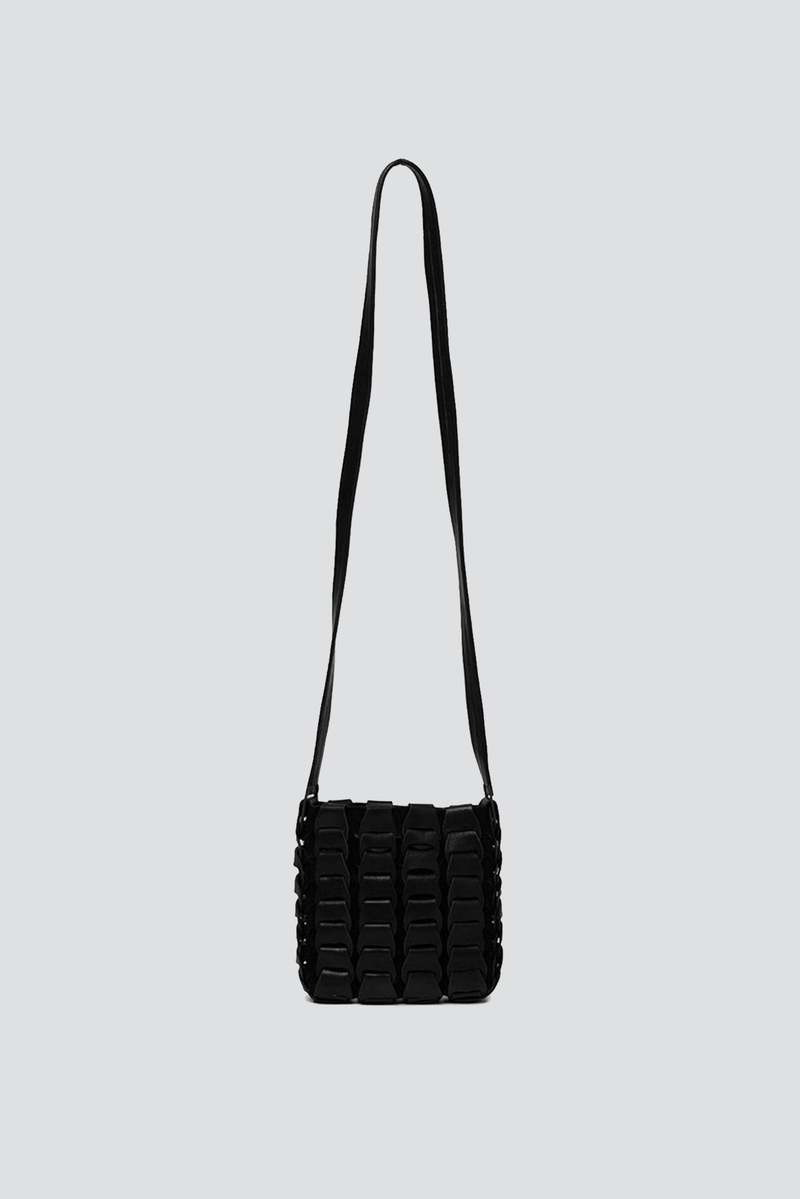Nimes Mini Basket Bag Tote - Black Nimes Mini Basket Bag Tote - Black