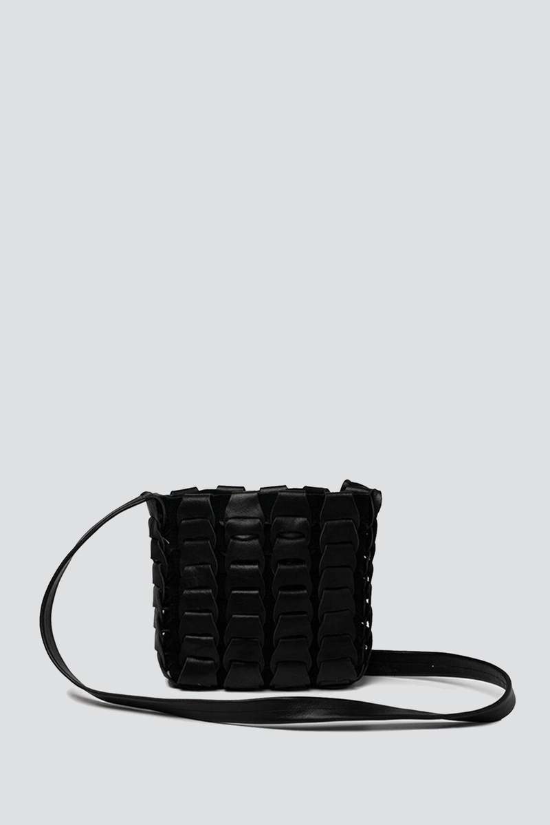 Nimes Mini Basket Bag Tote - Black Nimes Mini Basket Bag Tote - Black