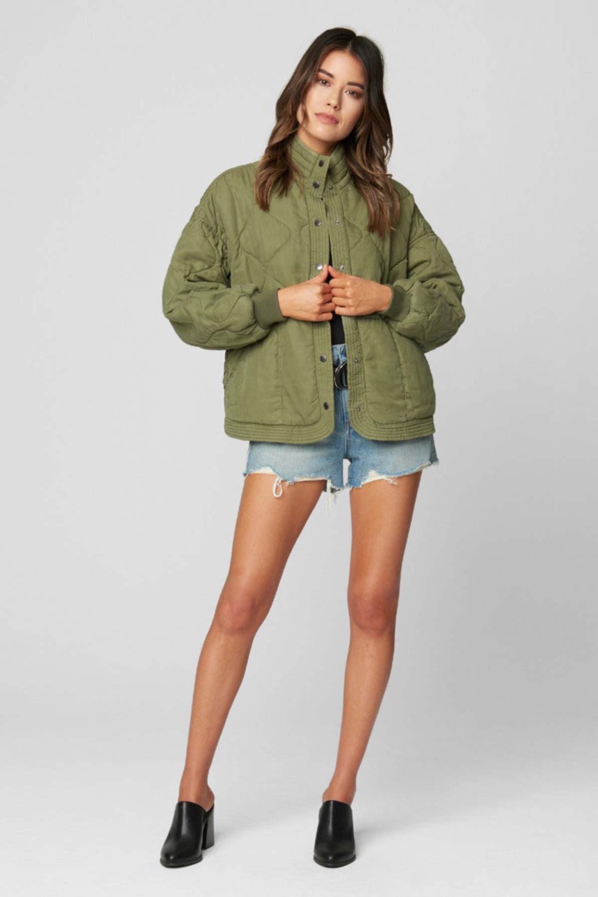 【美品 NYC製】ファイヤーマンジャケット バックル ヘビーコットン カーキ S 美品 NYC製】ファイヤーマンジャケット バックル ヘビーコットン