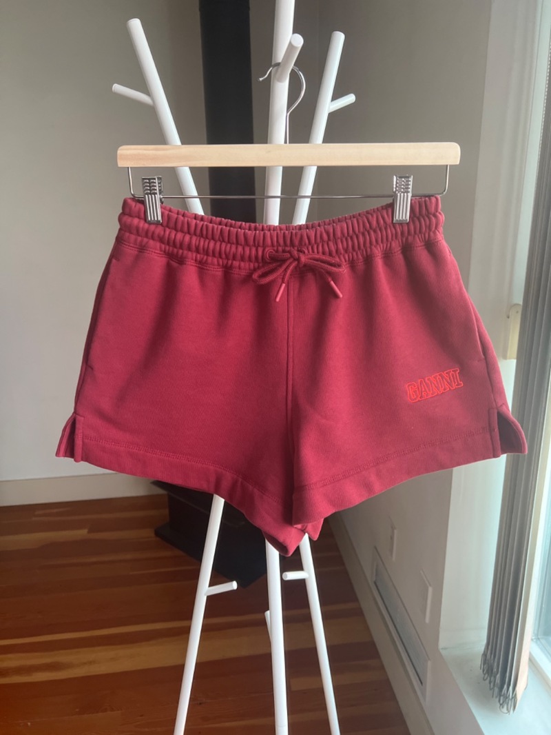 Ganni Software 7 sweat shorts | Garmentory