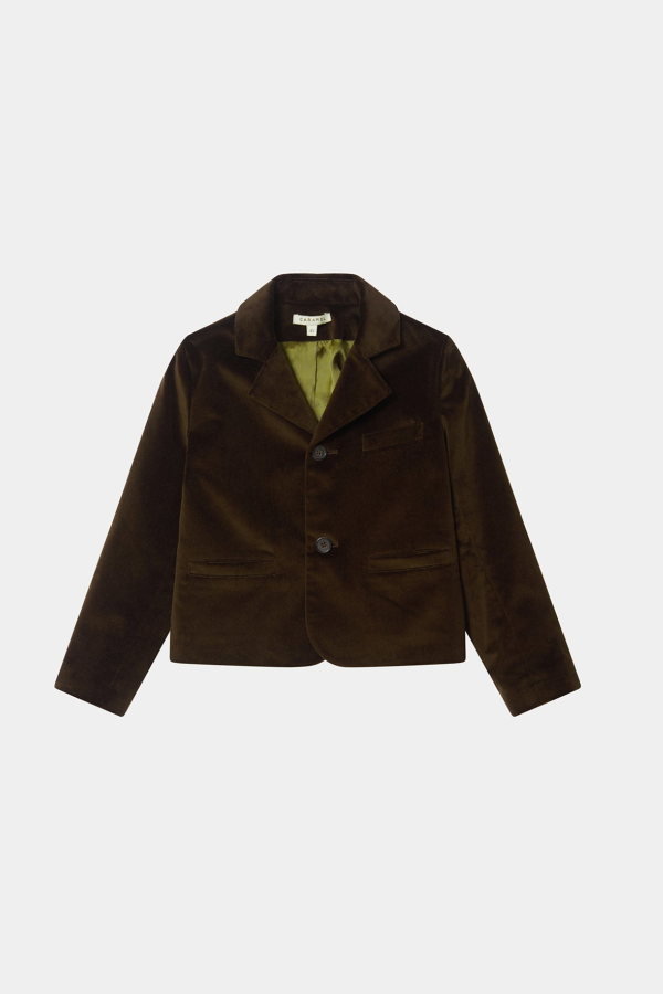 Kids Caramel MAGPIE BLAZER - BROWN