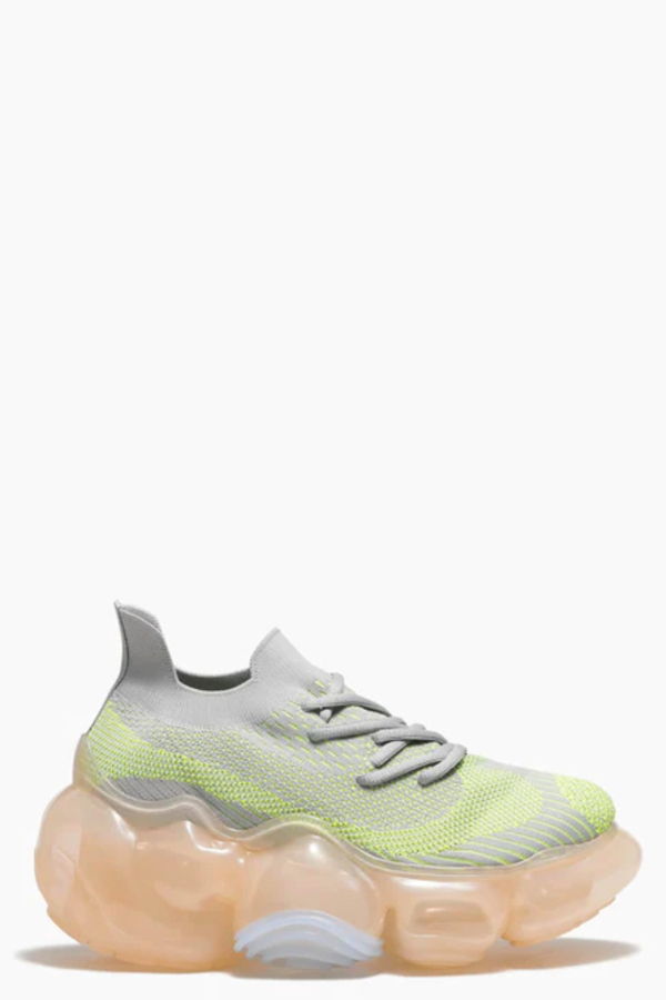 grounds Moopie Neon Nude Sneakers - Gray