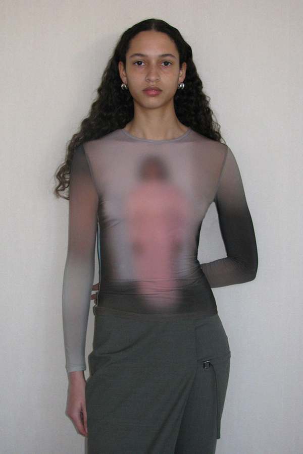 Paloma Wool Morchis Abstract Female Top - Taupe | Garmentory