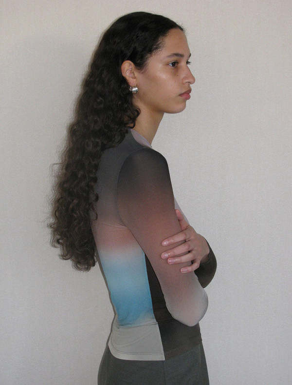 Paloma Wool Morchis Abstract Female Top - Taupe | Garmentory