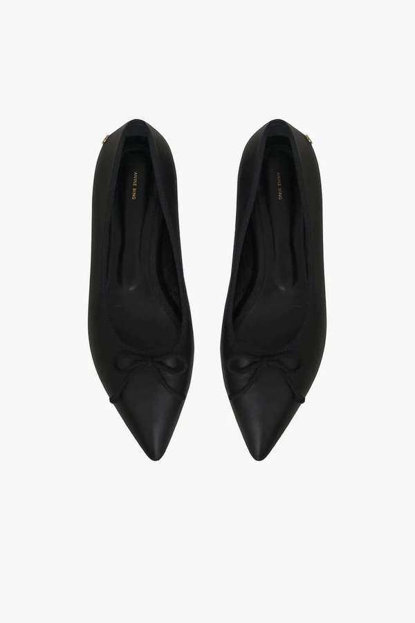 Anine Bing Delphine Flats Black Garmentory
