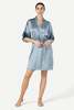 NK IMODE Alice Feminine Lounge Short Silk Kimono - Ice Blue - Thumbnail 1