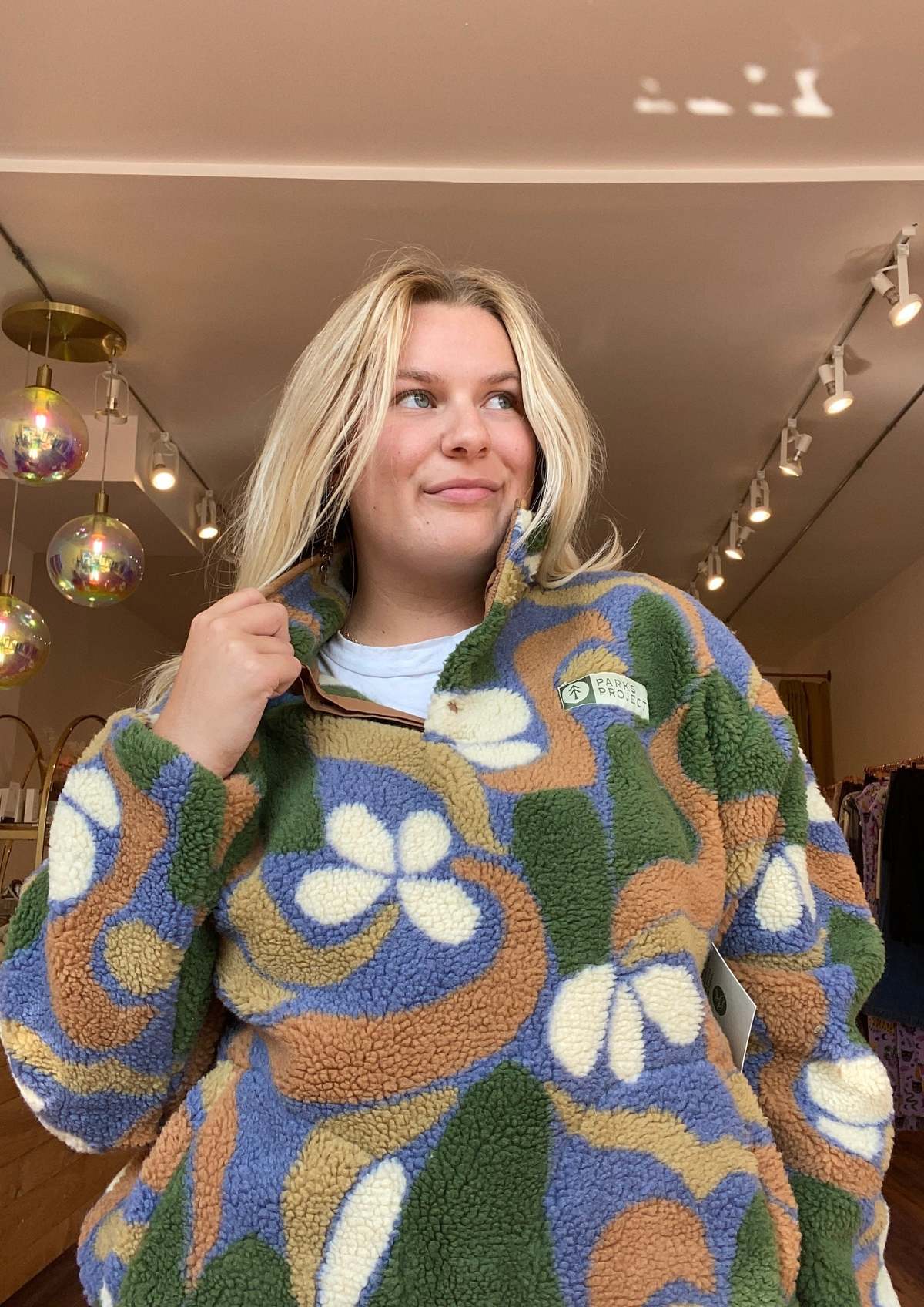 Parks Project Zion Narrows Sherpa Pullover - multi | Garmentory