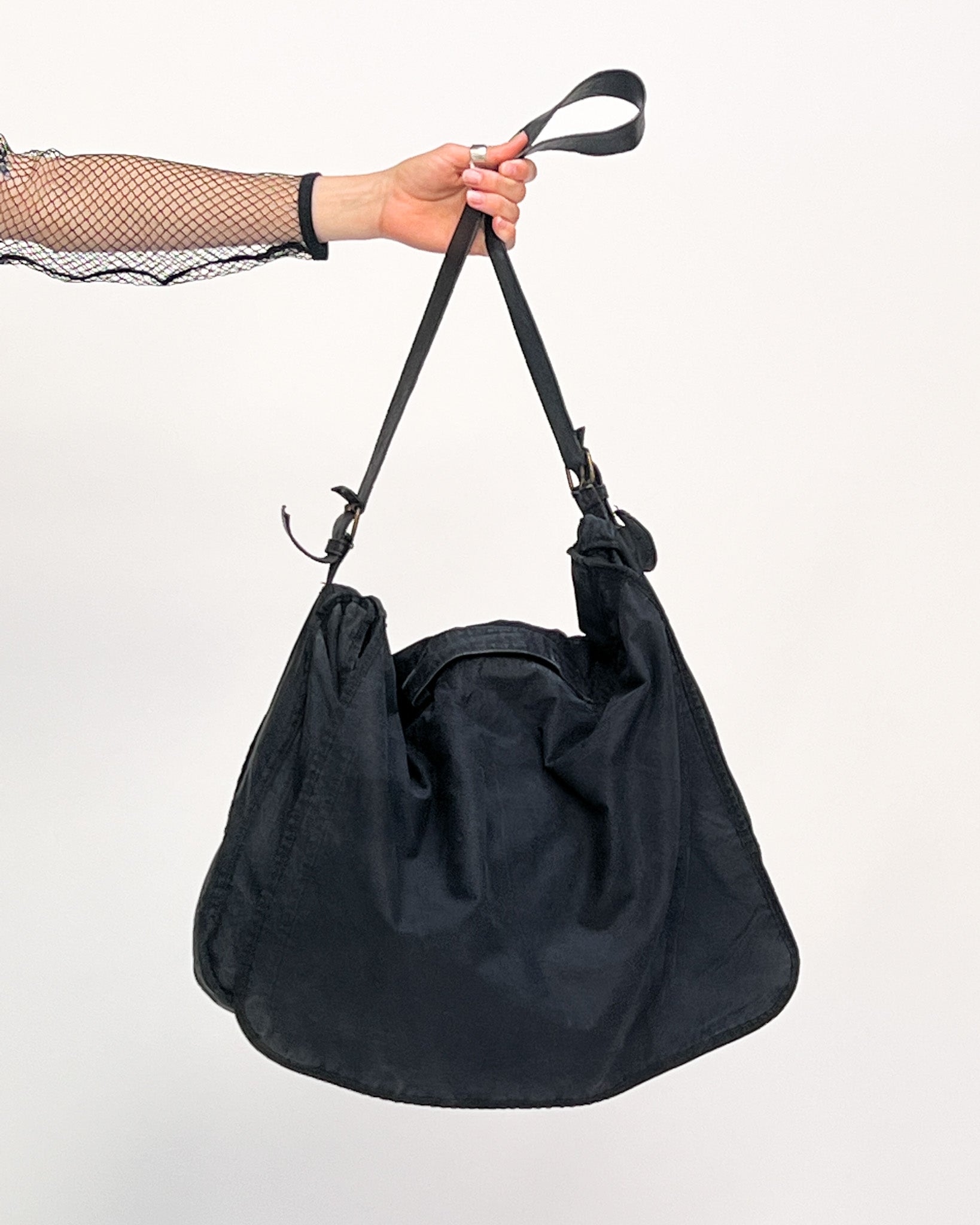 Black Cotton Dries Van Noten Messenger Bag Black Garmentory