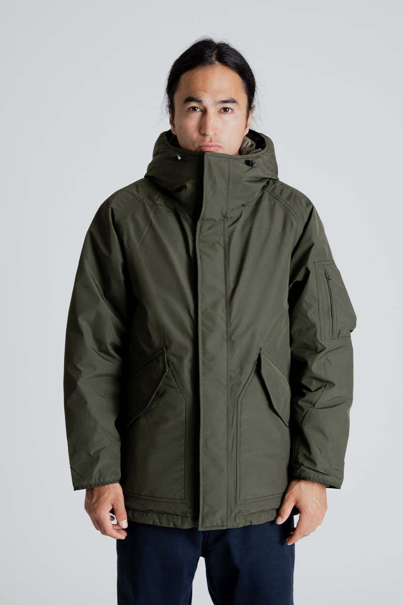 Nanamica Gore-tex Down Coat - Khaki Green | Garmentory