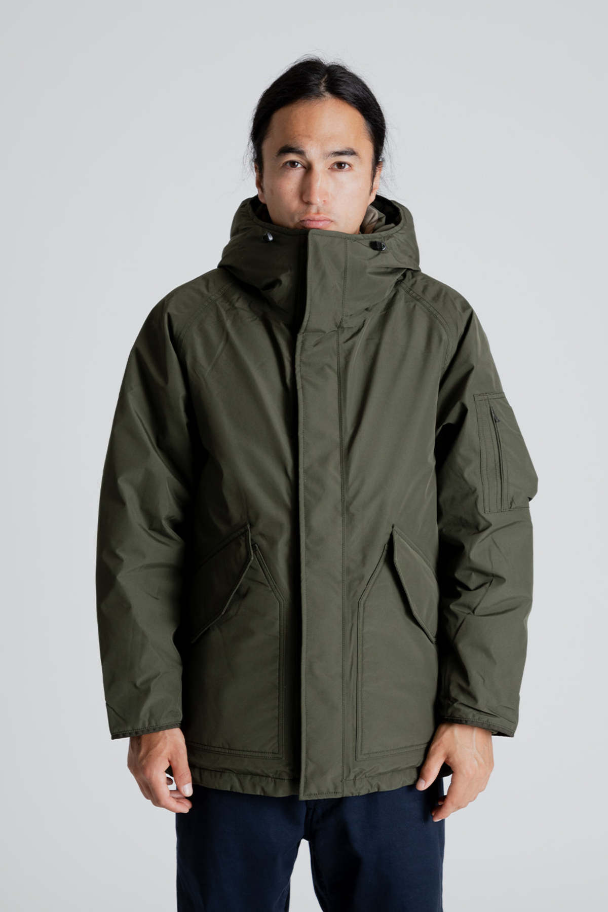 Nanamica Gore-tex Down Coat - Khaki Green | Garmentory