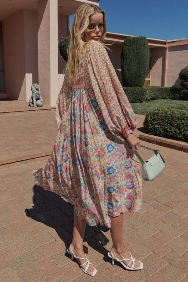 spell oasis boho maxi dress Erika Pea ELLA WOMEN BOHEMIAN MAXI DRESS