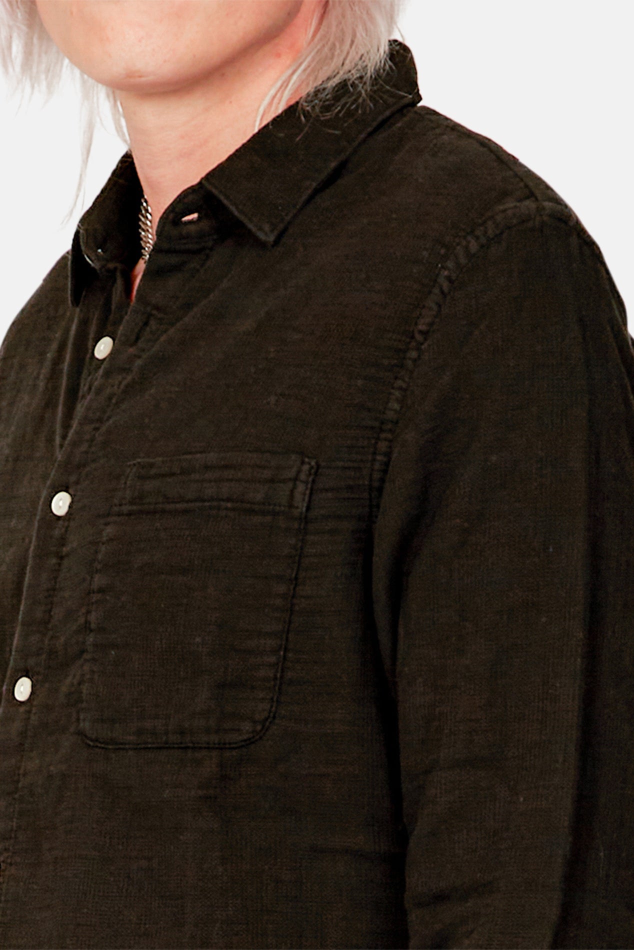 KATO Ripper Waffle Shirt Black Garmentory