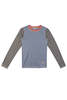 L.f.markey Luca Long Sleeves Tee - Blue Multicolor - Thumbnail 2
