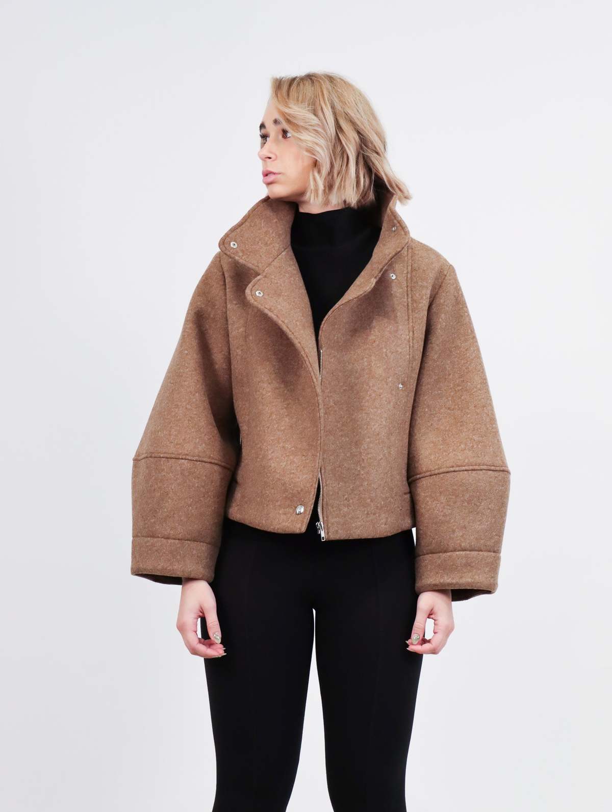 Henrik Vibskov Moon Short Jacket - Peanut | Garmentory