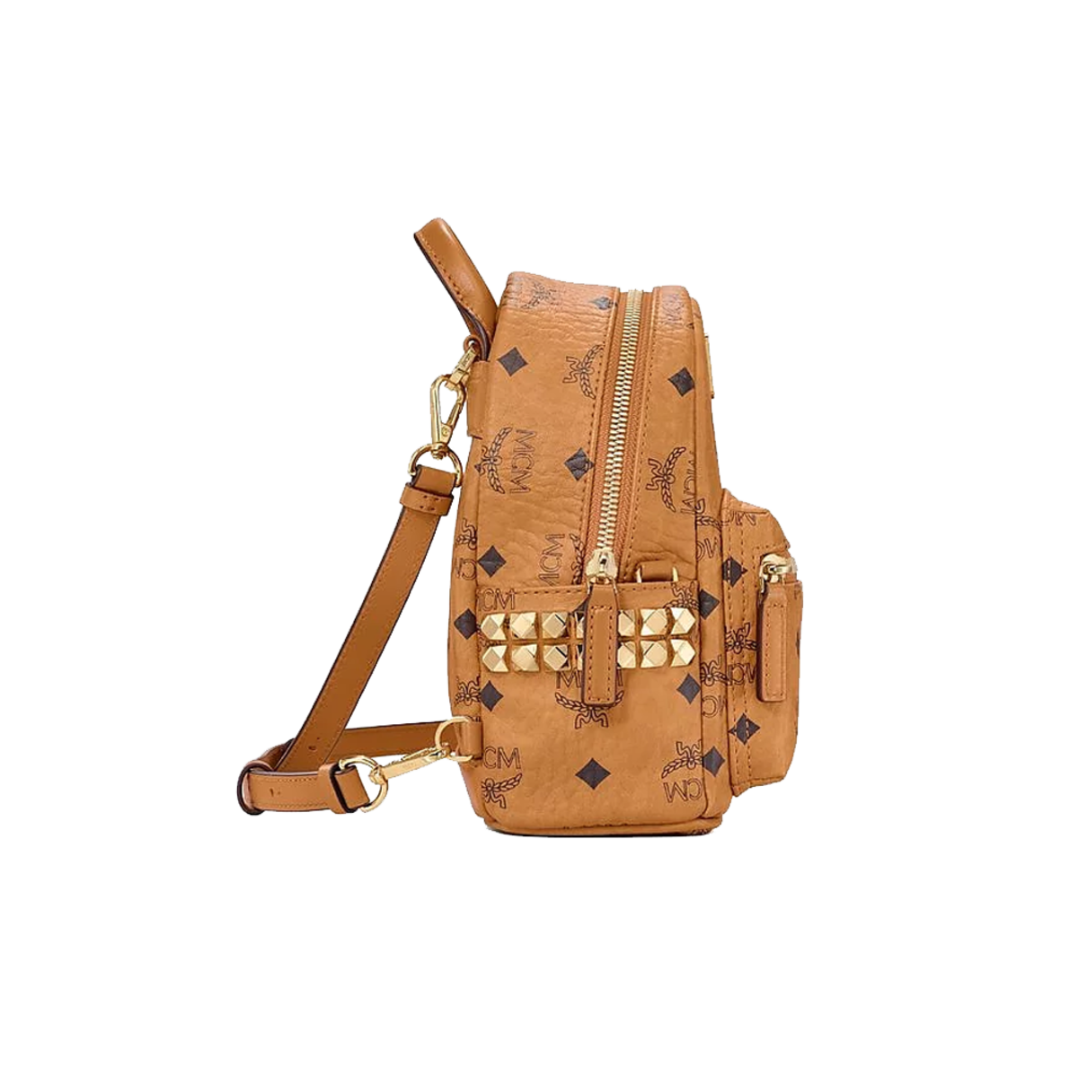 MCM Stark Backpack XMN Cognac Garmentory