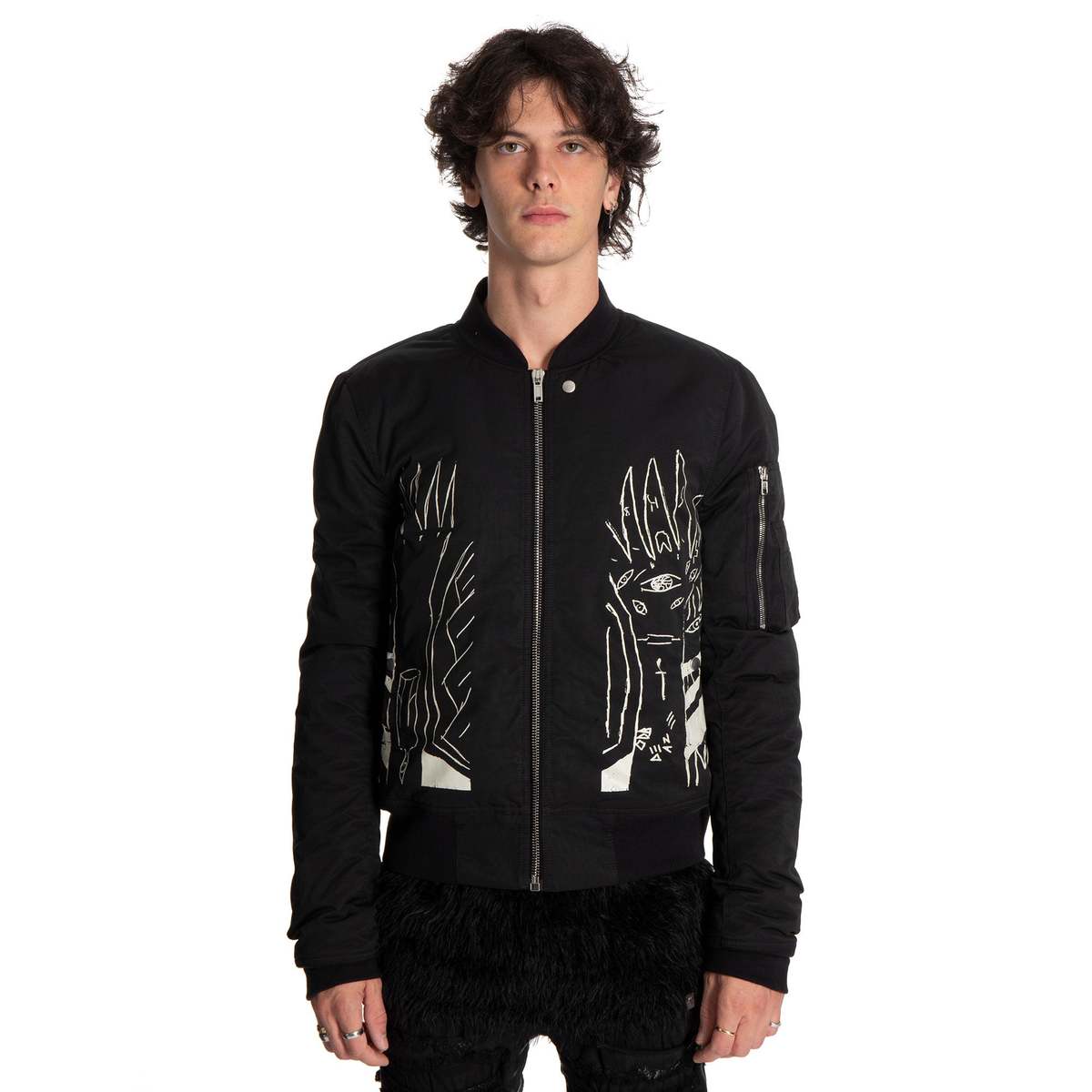Rick Owens Flight Bomber Jacket - Image 1 of 5