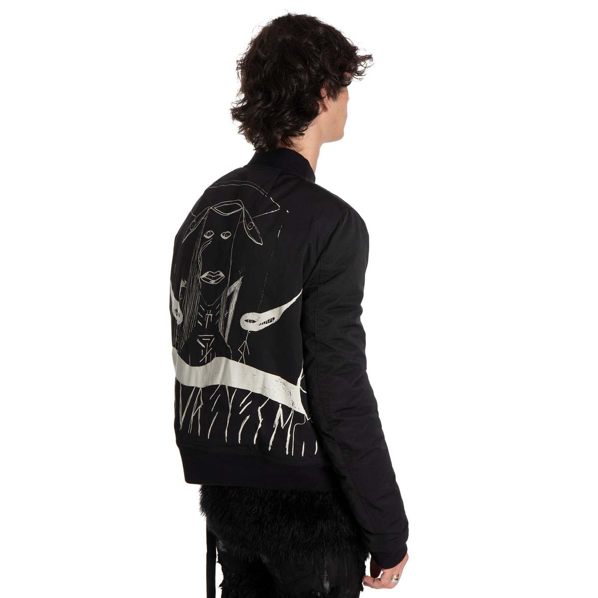 Rick Owens Flight Bomber Jacket - Image 2 of 5