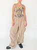Wide Leg Parachute Pants - Ecru - Thumbnail 1