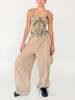 Wide Leg Parachute Pants - Ecru - Thumbnail 3