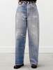 Our Legacy Full Cut Digital Denim Print Jeans - Blue - Thumbnail 2