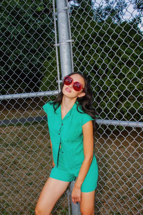 abercrombie green top