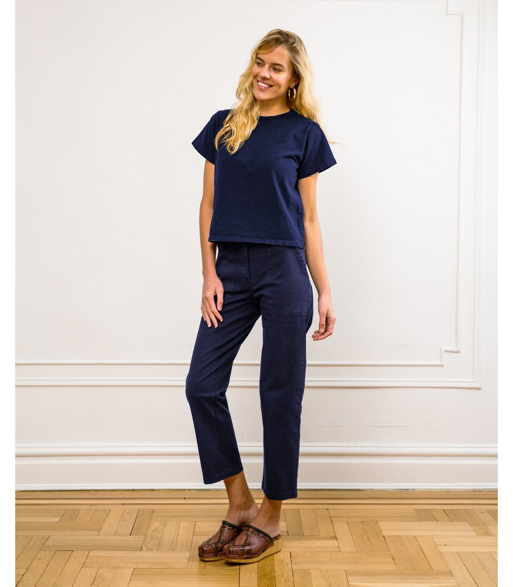 Loup NY James Work Pant Twilight Garmentory