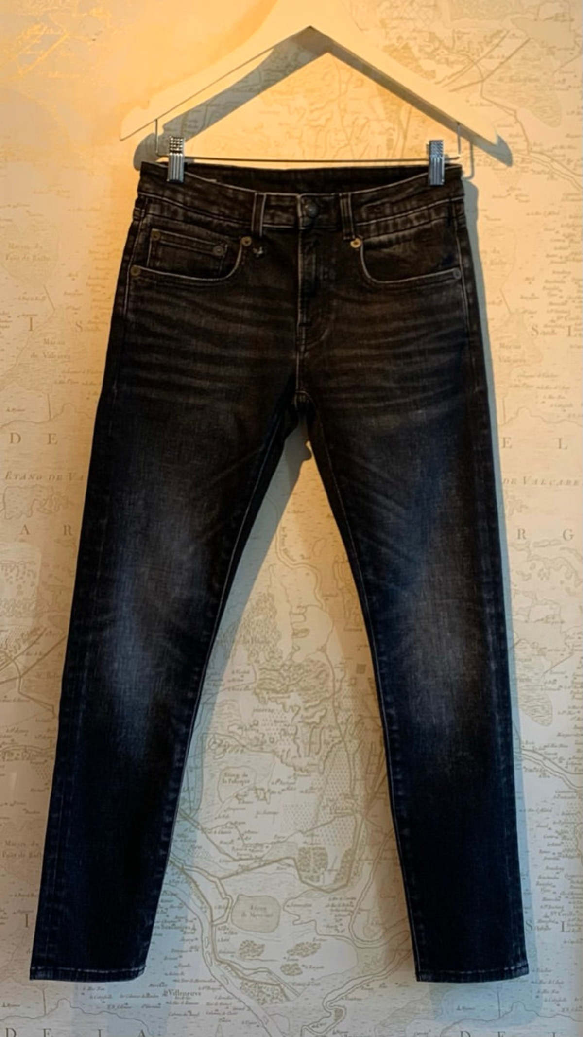 R13 Boy Skinny Jean - Morrison Black - Image 3 of 5