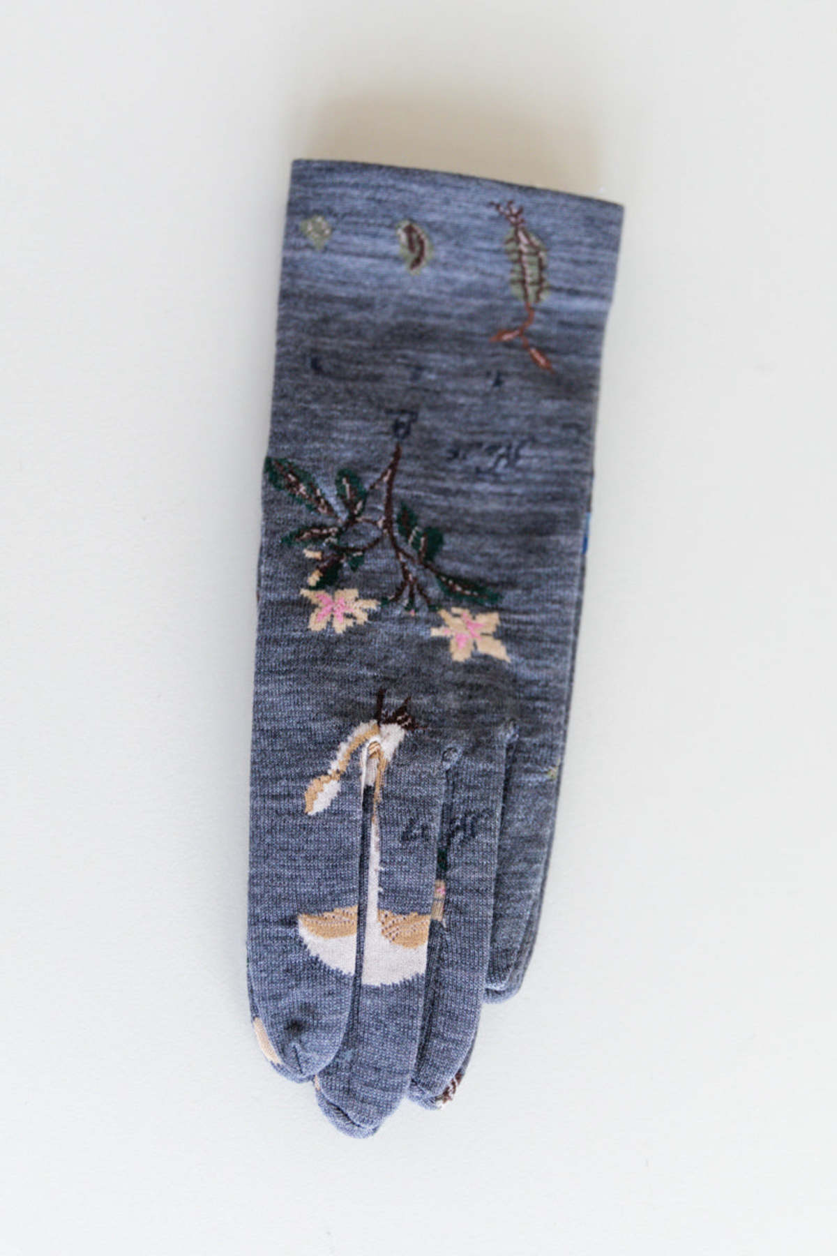 Antipast BOTANICAL XIV KNIT GLOVES - Floral Print - Image 2 of 3