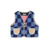 Kids Tambere Kirsi Vest - Blue Checker - Thumbnail 4