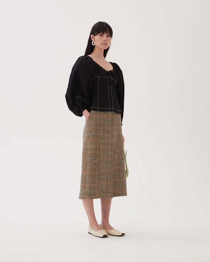 REJINA PYO ／Plaid Blouse s-l400.jpg