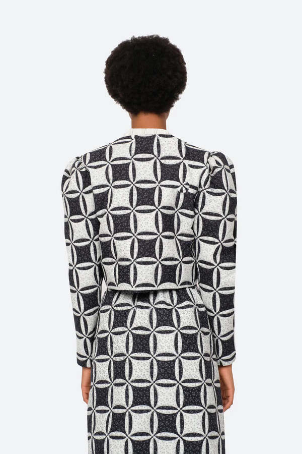 Sea NY Catalina Calico Cut-out Jacket - Multi | Garmentory