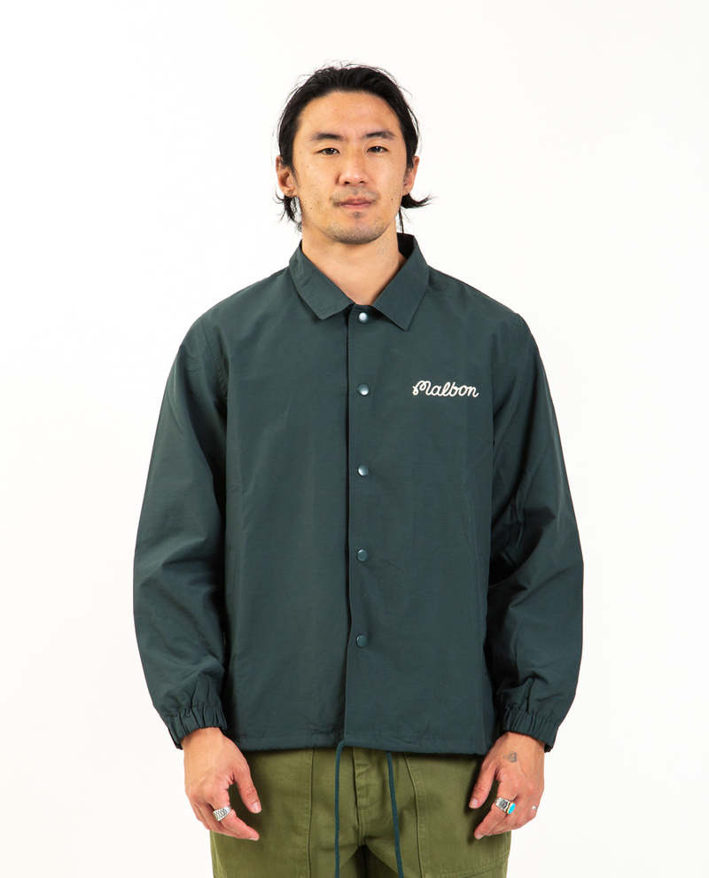 MALBON GOLF Heritage Coaches Jacket - Forest | Garmentory
