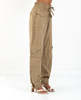 Ganni Light Slub High Waist Pocket Pants - Oak - Thumbnail 2
