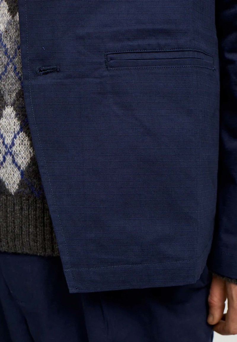 Pop Trading Company Hewitt Suit Jacket - Navy | Garmentory
