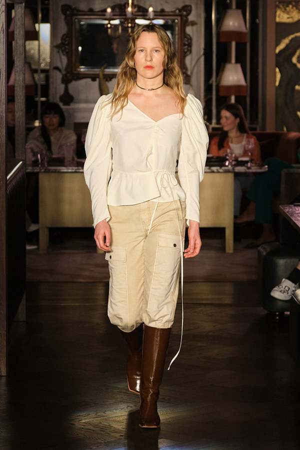 Rejina Pyo Fiona Blouse - Viscose Off White | Garmentory