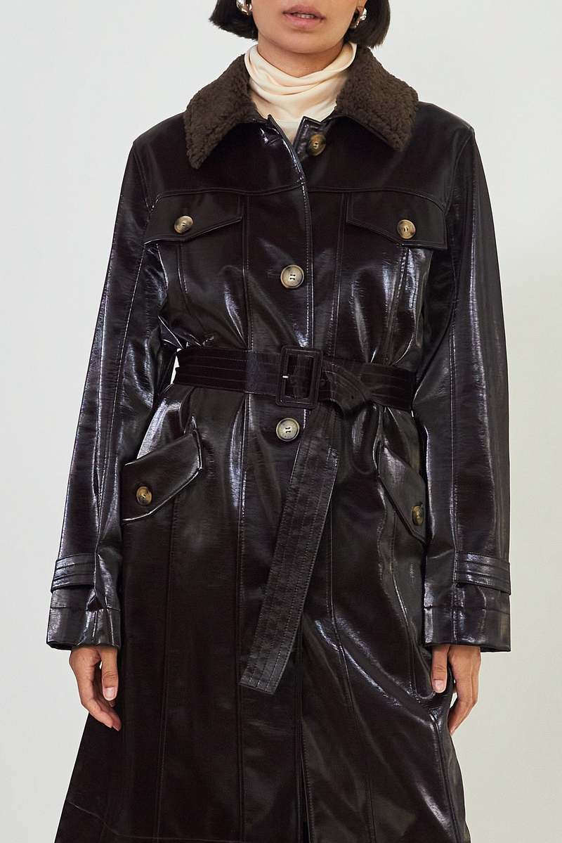 最終価格)Rejina Pyo AW20 Patent leather coat