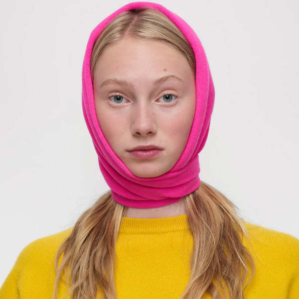 unisex Extreme Cashmere Cashmere Bandana scarf - Fluo Pink