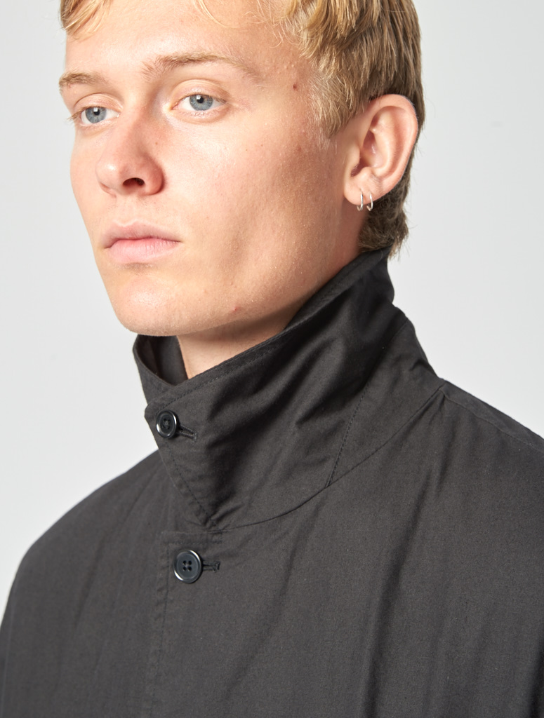 Still By Hand Stand Collar Coat Garmentory