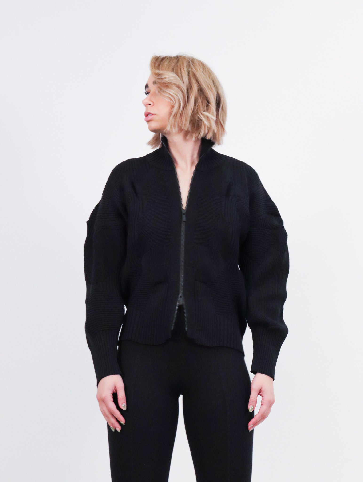 Issey Miyake Kone Kone Jacket - Black | Garmentory