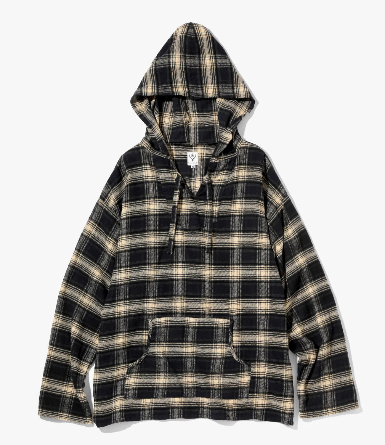 South2 West8 Mexican Parka - Twill Plaid/Navy | Garmentory