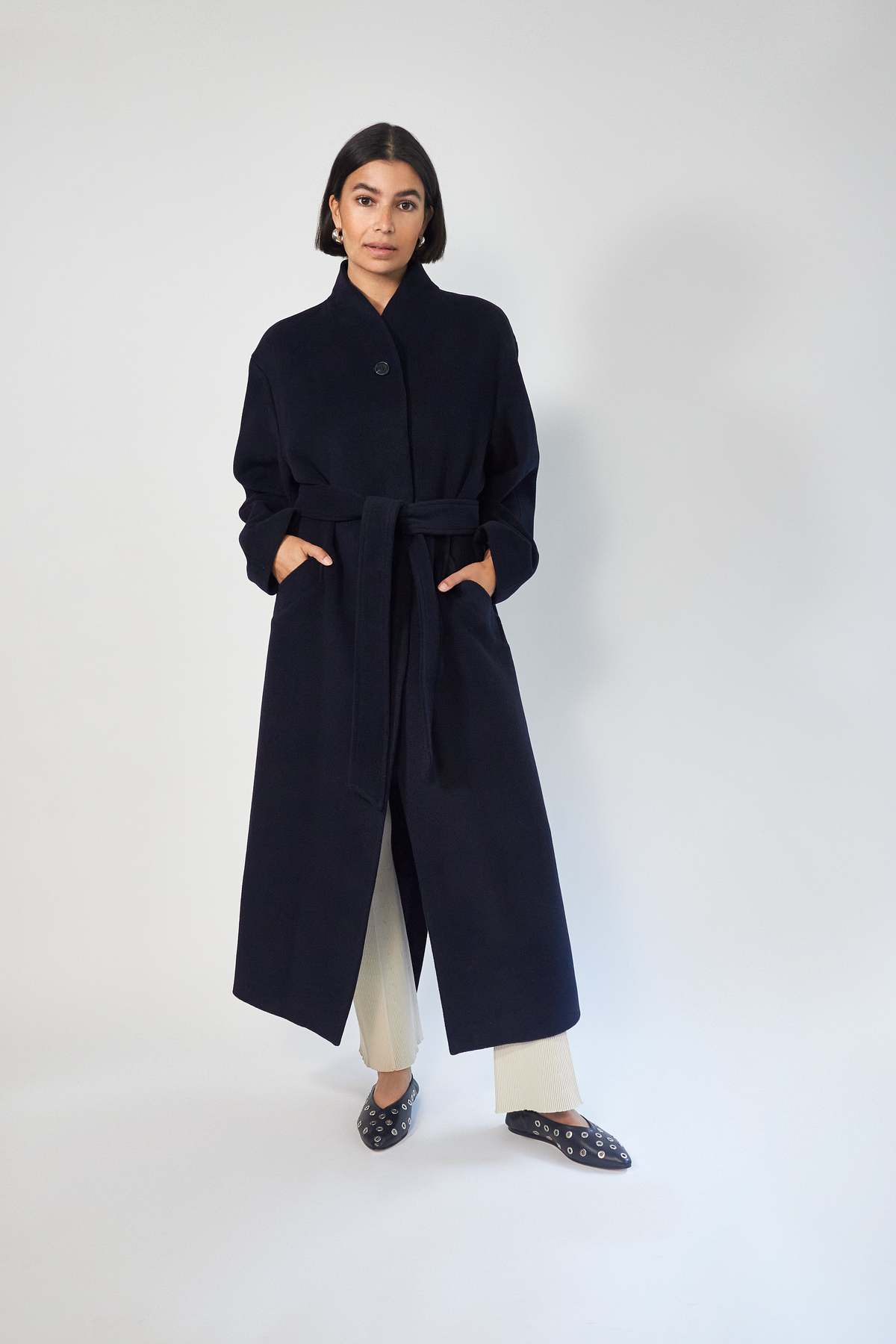 House of Dagmar Cameron coat - navy - Image 1 of 8