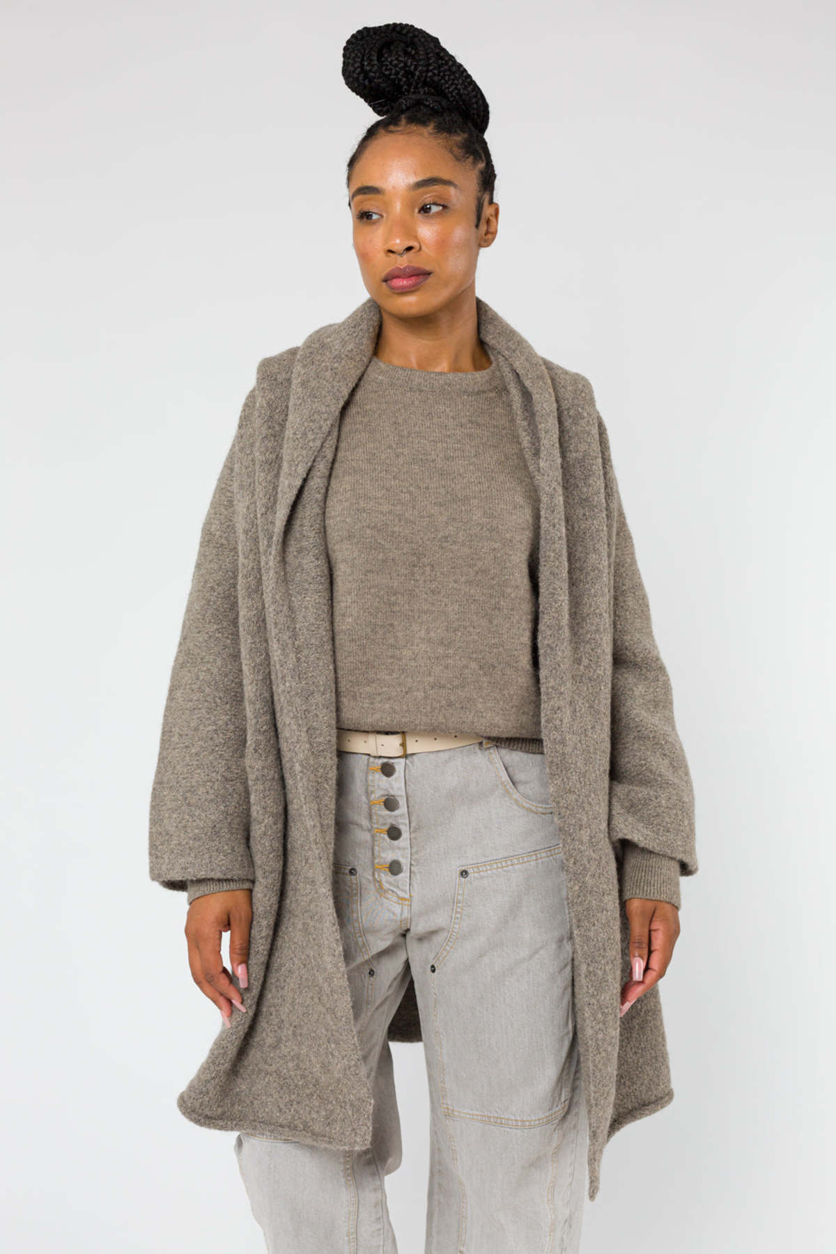 Lauren Manoogian Capote Coat - Rock | Garmentory